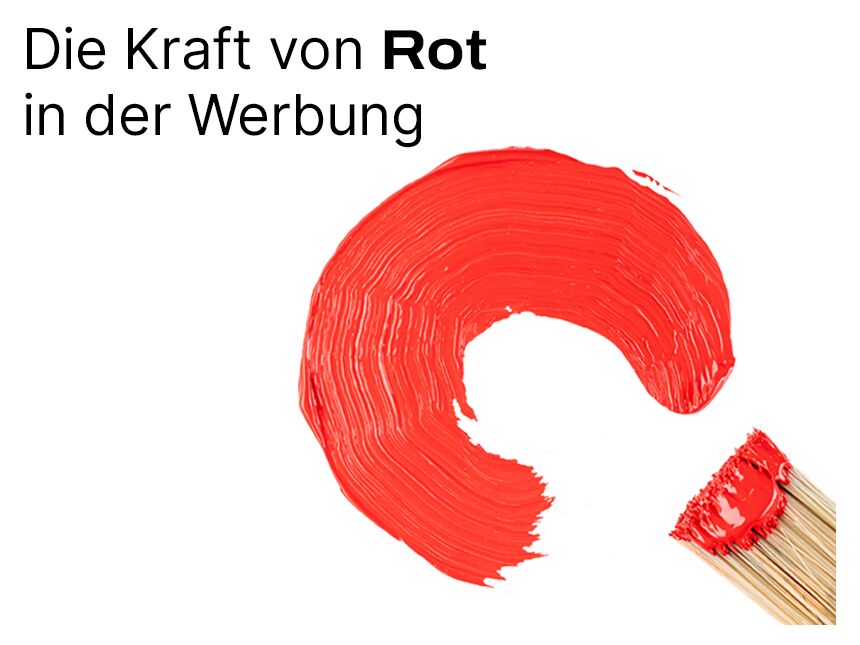 Rot in der Werbung