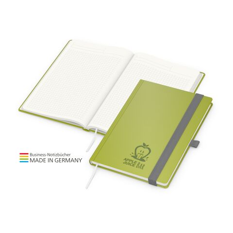 Organic-Book green+blue grün | A5 | Blindprägung
