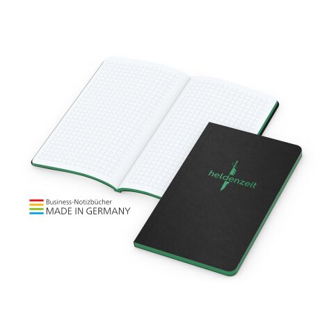 Tablet-Book Slim Bestseller schwarz | Pocket | Prägung Grün | grün