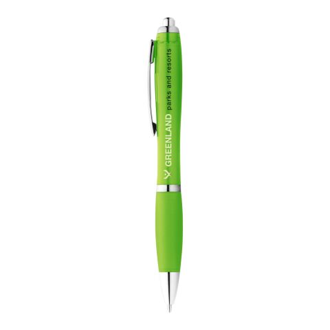Nash Kugelschreiber mit farbigem Schaft und Griff - blaue Tinte Standard | limettengrün | ohne Werbeanbringung | Nicht verfügbar | Nicht verfügbar