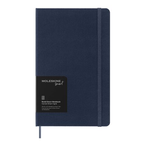 Moleskine Large Smart Notizbuch – liniert Standard | blau | ohne Werbeanbringung | Nicht verfügbar | Nicht verfügbar