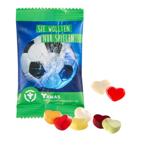 Fruchtgummi STANDARD 15 g, VEGAN im konventionellen Tütchen Digital- oder Flexodruck