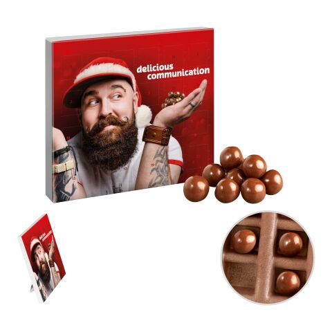 reinpapier® Mini-Adventskalender mit Schokoknusperkugeln Digital- oder Offsetdruck