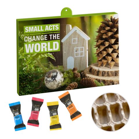 Premium Präsent-Adventskalender &quot;Eco&quot; mit Hello Mini Stick Mix Digital- oder Offsetdruck