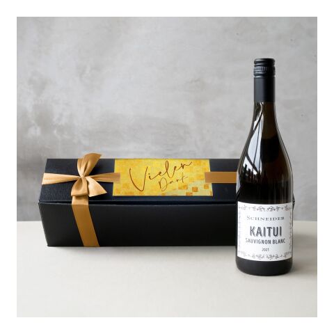 Kaitui Sauvignon Blanc in edler Geschenkbox ohne Werbeanbringung | Goldene Schleife