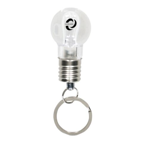 Schlüsselanhänger &#039;Magic Light&#039; aus Kunststoff Silber | ohne Werbeanbringung | Nicht verfügbar | Nicht verfügbar