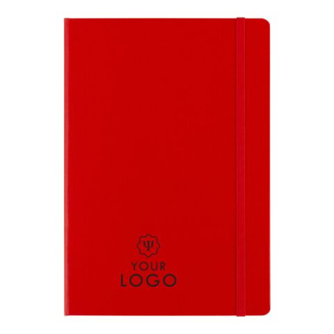 Notizbuch &#039;Biarritz&#039; aus Karton (ca. DIN A5 Format) Rot | ohne Werbeanbringung | Nicht verfügbar | Nicht verfügbar