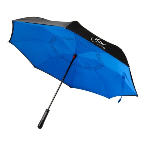 Regenschirm ‘Sky’ aus Pongee-Seide Schwarz | ohne Werbeanbringung | Nicht verfügbar | Nicht verfügbar
