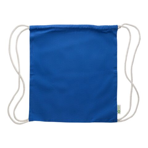 Kordelzugtasche aus recycelter Baumwolle Joy Blau | ohne Werbeanbringung | Nicht verfügbar | Nicht verfügbar