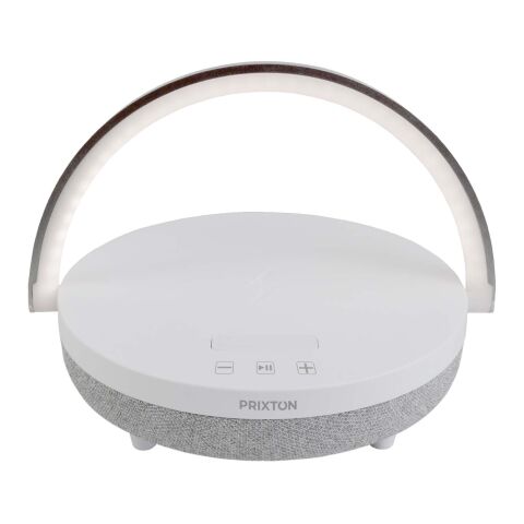 Prixton 10W 4-in-1 Bluetooth®-Lautsprecher mit LED-Licht und kabelloser Ladestation