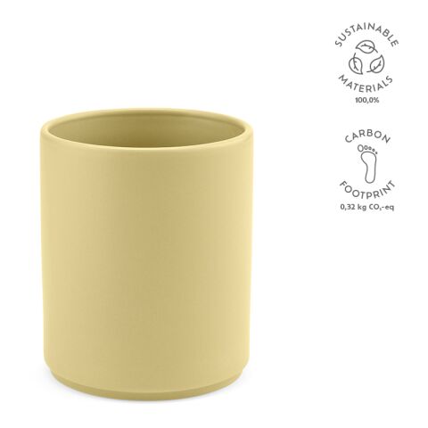 Tiber 350 Tasse Keramik 340 ml Gelb | 340 ml | ohne Werbeanbringung