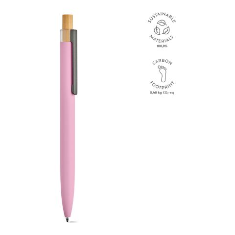 Tolkien Kugelschreiber recy. Aluminium Blau Mine Rosa | Blau | ohne Werbeanbringung