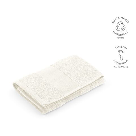 Donatello S Handtuch recy. Baumwolle 370gsm EU Weiß | ohne Werbeanbringung