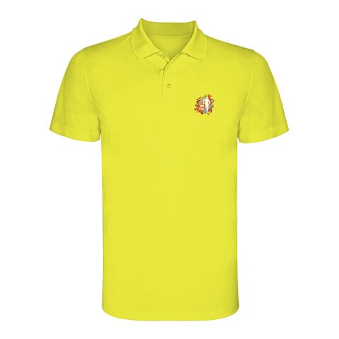 Monzha Sport Poloshirt für Kinder Standard | Fluor Yellow | 8 | ohne Werbeanbringung | Nicht verfügbar | Nicht verfügbar | Nicht verfügbar