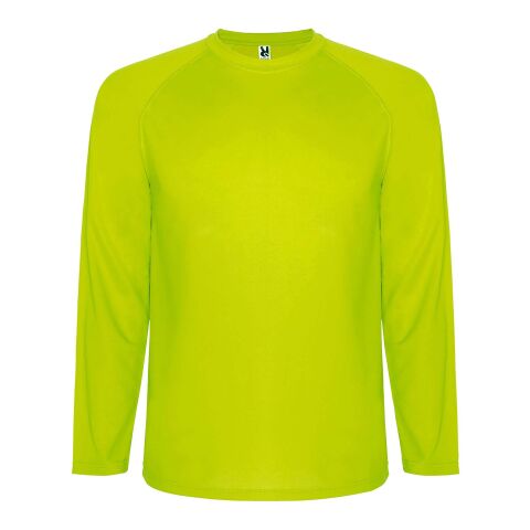 Montecarlo Langarm-Sport-Shirt für Kinder Standard | Fluor Yellow | 8 | ohne Werbeanbringung | Nicht verfügbar | Nicht verfügbar | Nicht verfügbar