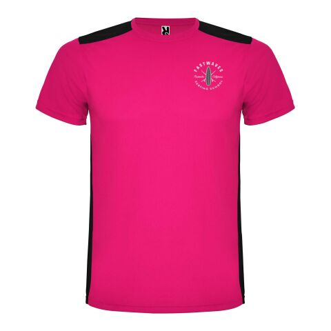 Detroit Sport T-Shirt für Kinder Standard | magenta-schwarz | 12 | ohne Werbeanbringung | Nicht verfügbar | Nicht verfügbar | Nicht verfügbar