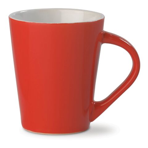 Kaffeebecher Nice hellrot 270ml Rot / Weiss | ohne Werbeanbringung | Nicht verfügbar | Nicht verfügbar | Nicht verfügbar