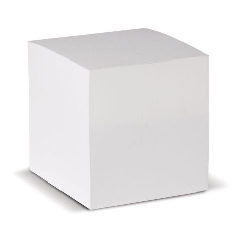 Quadratischer Zettelblock weiß 9x9x9cm Weiss | ohne Werbeanbringung | Nicht verfügbar | Nicht verfügbar | Nicht verfügbar