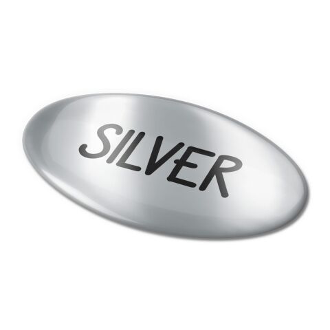 Doming Oval 20x10 mm Silber | ohne Werbeanbringung | Nicht verfügbar | Nicht verfügbar | Nicht verfügbar