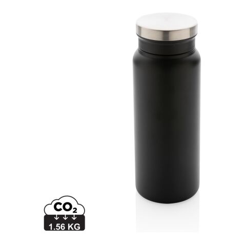 RCS recycelte Stainless Steel Vakuumflasche 600ml schwarz-schwarz | ohne Werbeanbringung | Nicht verfügbar | Nicht verfügbar