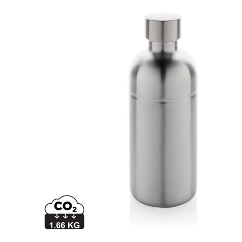 Soda Trinkflasche aus RCS-zertifiziertem Stainless-Steel silber | ohne Werbeanbringung | Nicht verfügbar | Nicht verfügbar