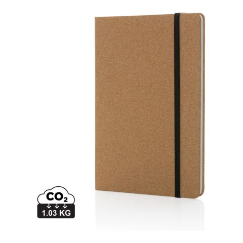 Stoneleaf A5 Notizbuch aus Kork und Steinpapier schwarz | ohne Werbeanbringung | Nicht verfügbar | Nicht verfügbar
