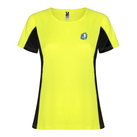 Shanghai Sport T-Shirt für Damen Standard | Fluor Yellow-schwarz | L | ohne Werbeanbringung | Nicht verfügbar | Nicht verfügbar | Nicht verfügbar