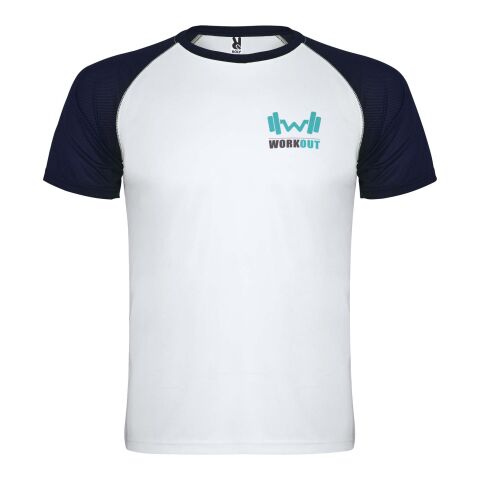 Indianapolis T-Shirt Unisex aus recyceltem Material Standard | weiß-Navy Blue | 3XL | ohne Werbeanbringung | Nicht verfügbar | Nicht verfügbar | Nicht verfügbar