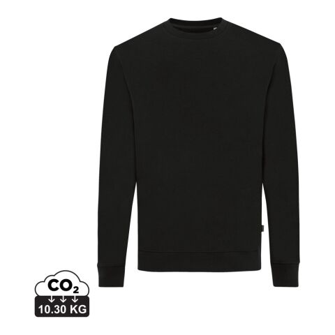 Iqoniq Zion Rundhals-Sweater aus recycelter Baumwolle schwarz | XXS | ohne Werbeanbringung | Nicht verfügbar | Nicht verfügbar | Nicht verfügbar