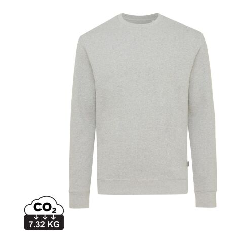 Iqoniq Denali ungefärbt. Rundhals-Sweater aus recycelter BW grau-meliert | 5XL | ohne Werbeanbringung | Nicht verfügbar | Nicht verfügbar | Nicht verfügbar