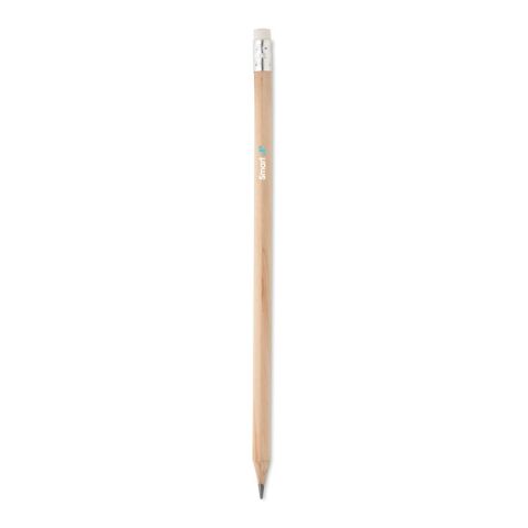 Bleistift mit Radiergummi holzfarben | ohne Werbeanbringung | Nicht verfügbar | Nicht verfügbar