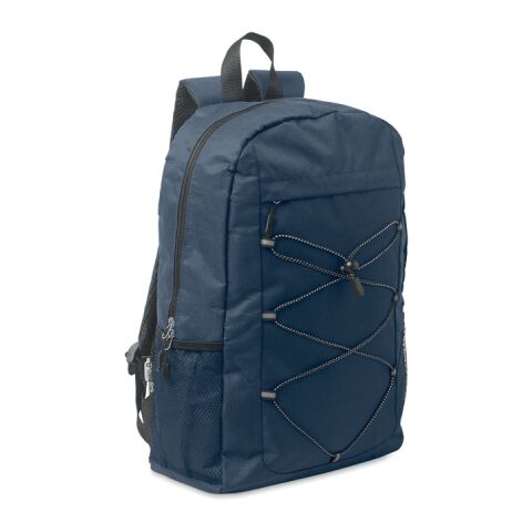 Rucksack 600D RPET Polyester marineblau | ohne Werbeanbringung | Nicht verfügbar | Nicht verfügbar | Nicht verfügbar