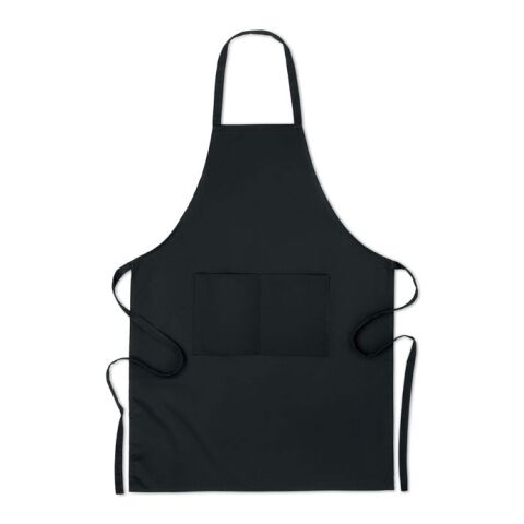 Küchenschürze Organic Cotton mit 2 Fronttaschen schwarz | ohne Werbeanbringung | Nicht verfügbar | Nicht verfügbar | Nicht verfügbar