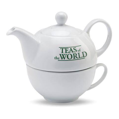 Elegantes Tee-Set mit Kanne und Tasse