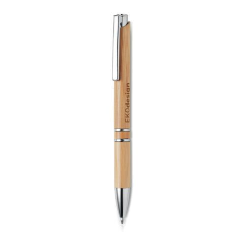 Druckkugelschreiber mit Bambus holzfarben | ohne Werbeanbringung | Nicht verfügbar | Nicht verfügbar