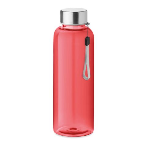 RPET Flasche 500ml transparent-rot | ohne Werbeanbringung | Nicht verfügbar | Nicht verfügbar | Nicht verfügbar