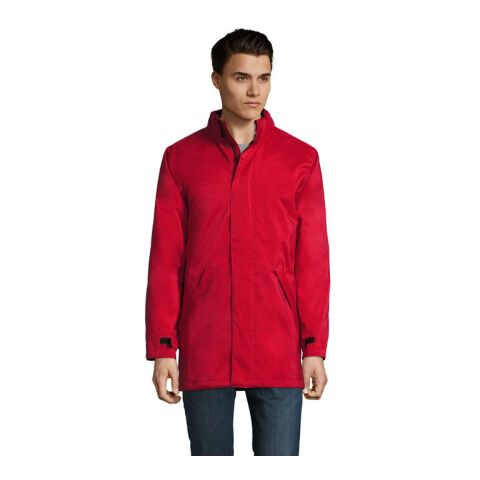 ROBYN UNISEX PARKA rot | S | 1-farbiger Siebdruck | Linker Arm | 100 mm x 70 mm | Nicht verfügbar