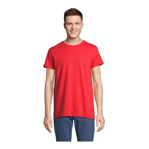 RE CRUSADER T-Shirt 150g strahlendrot | XS | 1-color Siebdruck | Linker Arm | 100 mm x 70 mm | Nicht verfügbar