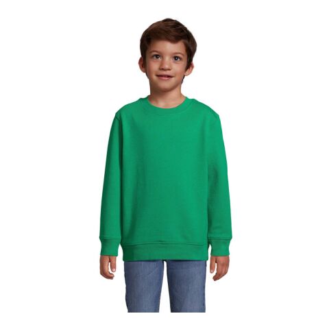 COLUMBIA KIDS Sweater kelly-grün | 5XL | 1-farbiger Siebdruck | Rückseite | 200 mm x 200 mm | Nicht verfügbar