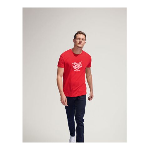 IMPERIAL MEN T-Shirt 190g apfelgrün | S | 1-color Siebdruck | Rechter Arm | 100 mm x 70 mm | Nicht verfügbar